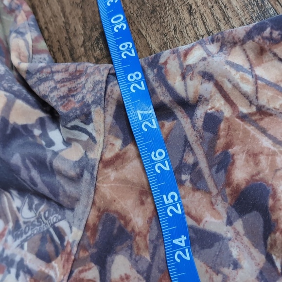 VTG Woolrich Mossy Oak Lightweight Fall Camo Bomber Jacket Size XL Outdoor Guide - Picture 10 of 11